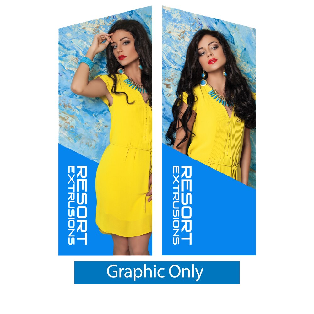 VAIL-120DB Freestyle 3ft x 8ft Backlit — Double Sided Graphic Only